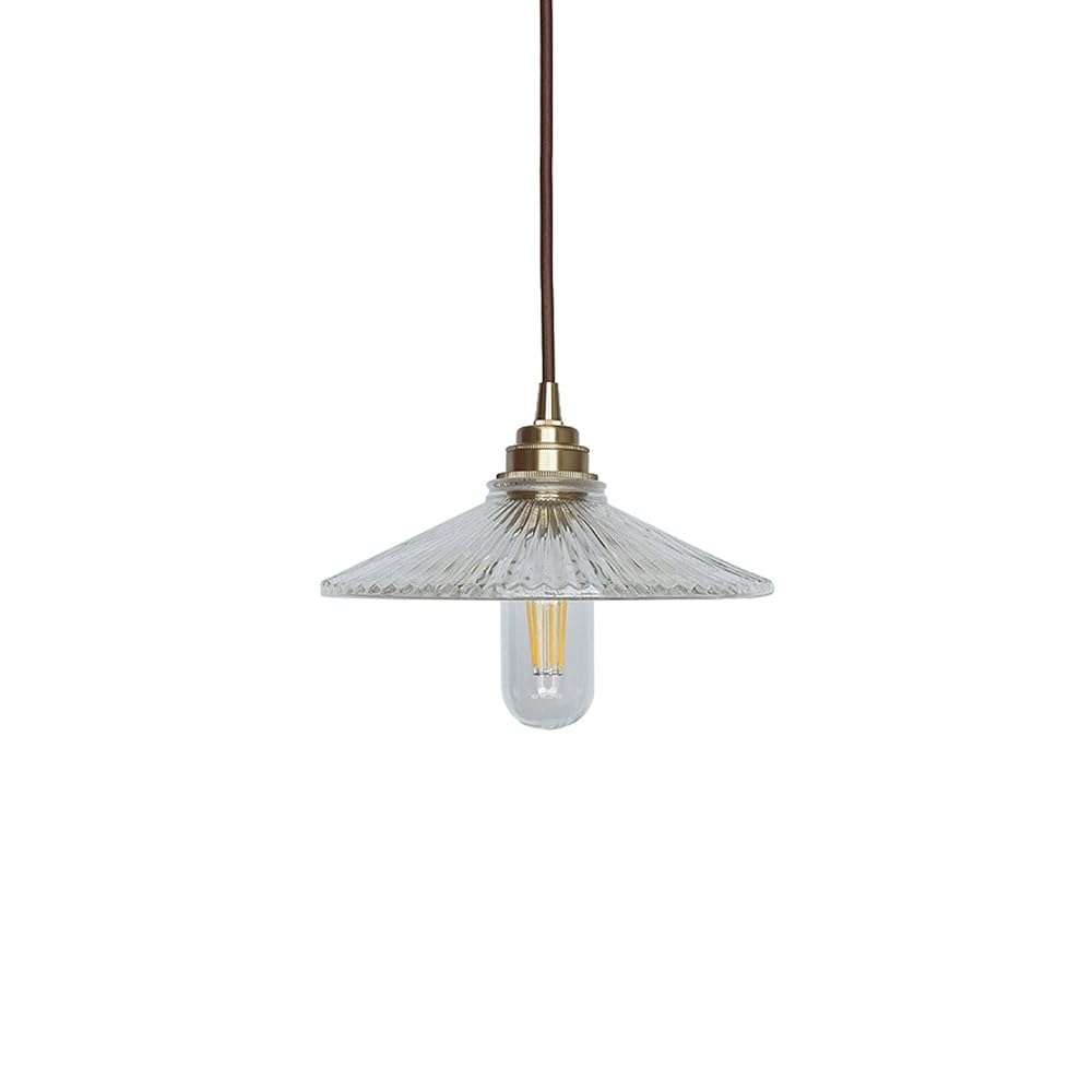 Lustre nordique en laiton et verre PEYNIR pour éclairage chaleureux de chevet et balcon