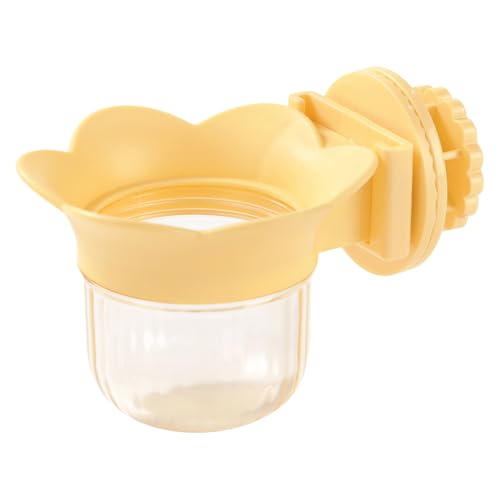 Bird Water Feeder - Cage Feeding Dish | Bird Bowl with Secure Clamp, Feeder Cup with Easy Access, Pet Cup, Parrot Cage Accessory For Daily Feeding For Small Birds