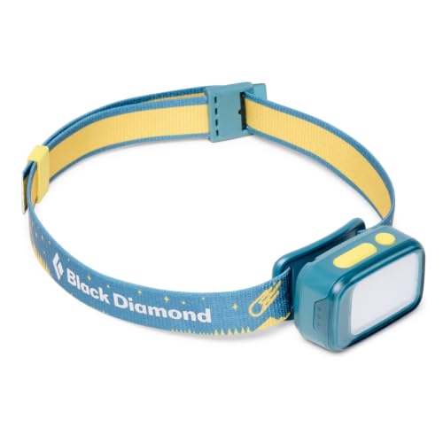 BLACK DIAMOND Wiz Kid Headlamp, Rechargeable, Dimmable, Camping, Creek Blue