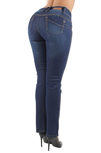 Colombian Design Mid Waist, Butt Lift, Boot Leg Jeans4