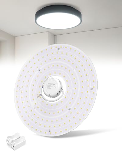 HeatingLux 54W LED módulo kit de conversión, retrofit LED anillo módulo, anillo lámpara para lámparas de techo y apliques sustitución, Blanco frío 6000K