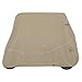 Classic Accessories Fairway Long Roof 4-Person Golf Cart Quick-Fit Cover, Light Khaki
