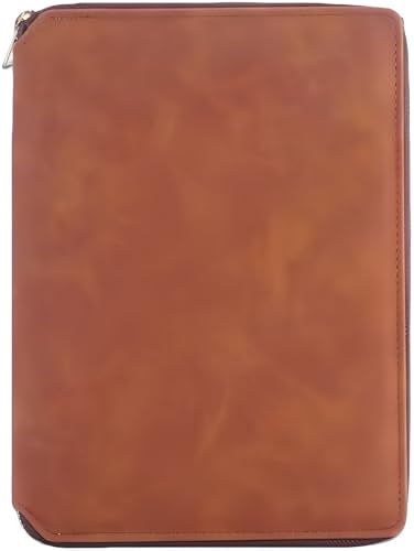 Gamire ビジネス手帳 ファスナー システム手帳 A5 ルーズリーフメモ帳 メモ帳 6穴 リング バインダーノート PUレザーカバー 多機能 耐久性 携帯便利 プライベート 就職 ビジネスオフィス用品 家庭用 オフィス用 業務用 男女兼用 卒業記念品