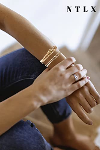 NTLX Guitar String Bracelet – Multi Strand Stackable Stretch Bracelets for Women – Bohemian Boho Bracelets – Music Lovers Fashion - Multi Color Strand Statement Bangles4