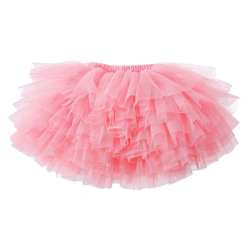Image of Tutu Skirt for Baby Girl Toddler 6 Layered Tulle Skirts 1-8T