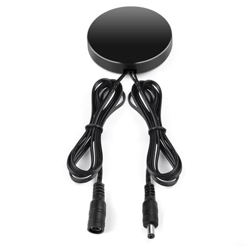 HOHOVYVY Interrupteur tactile, variateur LED 12 V, 12 V-24 V, capteur de partition tactile, interrupteur à main pour armoire (tête CC noir)