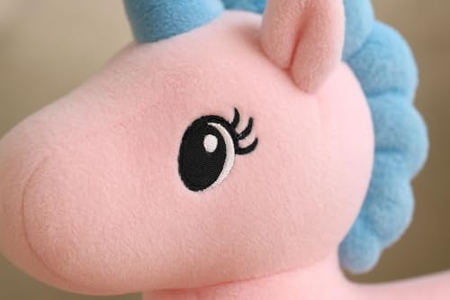 Image of ADORA Unicorn Soft Toy Plush - 25 Cm | Super Soft & Cuddly Teddy for Kids | Cute Unicorn Stuffed Animal for Girls & Boys | Soft Toy for Baby Girl Birthday Return Gift, Home Decor & Nursery Toy (Pink)