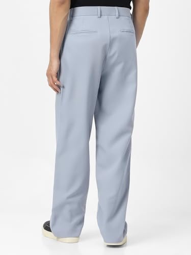 Image of Urbano Fashion Men's Loose Baggy Fit Solid Korean Pants Stretchable