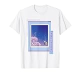 Photo Gallery vaporwave anime paesaggio maglietta Photo Gallery vaporwave anime paesaggio maglietta