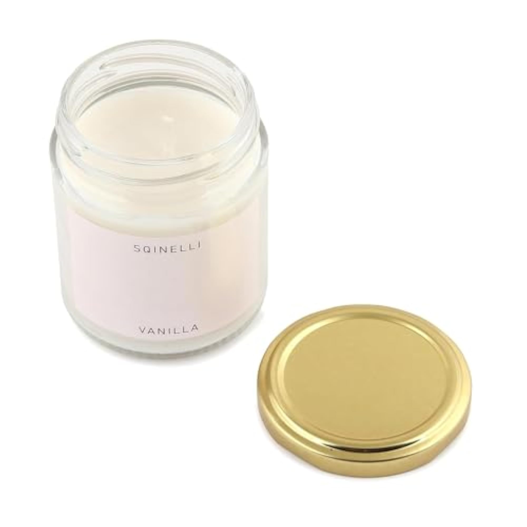 Glass Jar Scented Candles, Vanilla Scent Gift Set