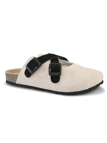 Image of Big Fox Men's Premium Closed-Toe Comfort Sandals with Adjustable Buckles | Cushioned Footbed | Casual