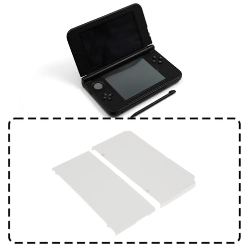 Image of Front Back Faceplate Plates Upper Battery Housing Shell Cover Compatible with Nintendo New 3DS 2015 Version, White