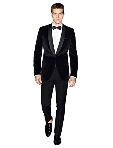 Costume en velours homme pour soirées formelles d'affaires et grands mariages chic