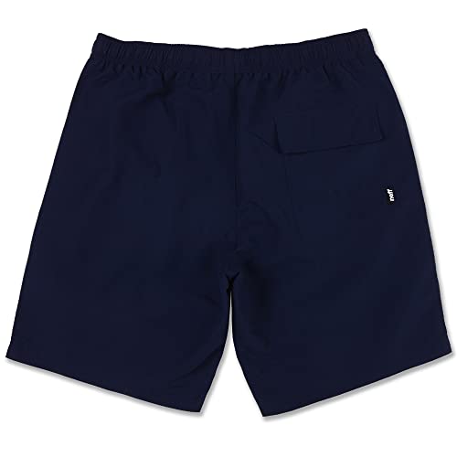 Neff Men's Standard 9" Quick Dry Swim Trunks With Lining, Navy Blue, Large #TOP1