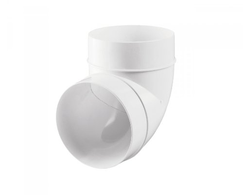 Ducting 90 Degree Elbow Joint Bend - Solid Ventilation Duct Pipe 4" 5" & 6" Dia (6" 150mm)