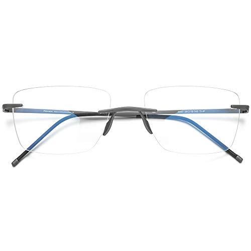 Image of FONEX Colorful Pure Titanium Glasses Frame Women Retro Round Eyeglasses
