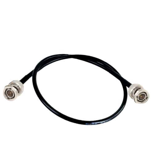 75�I�[�� BNC �I�X - �I�X ���p HD SDI �r�f�I R*/F ���� RG6 SYWV ��d�V�[���h �P�[�u�� �r�f�I�`�� HD �P�[�u��(BNC M to M,20CM)