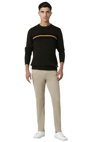 Image of Van Heusen Men's Luxury Sports Regular Fit Full Sleeve Crew Neck Sweater | Sophisticated Flair | Super Premium Fabric