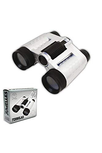 Binocolo pieghevole nero e argento, 11 cm (12)