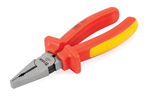 Titan 73327 7-Inch VDE Insulated Combination Pliers