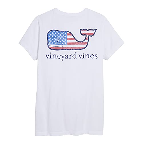 vineyard vines Women's Flag Whale Short-Sleeve Pocket T-Shirt4