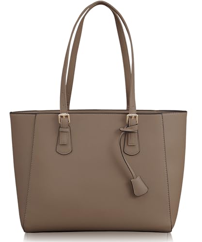 [アンコール] ビジネスバッグ 通勤バッグ 【収納のプロ監修 美フォルム梱包】 レディース トートバッグ 通勤 かばん 撥水 A4 自立 大容量 肩掛け 就活 リクルート 面接 バック (トープ)のサムネイル