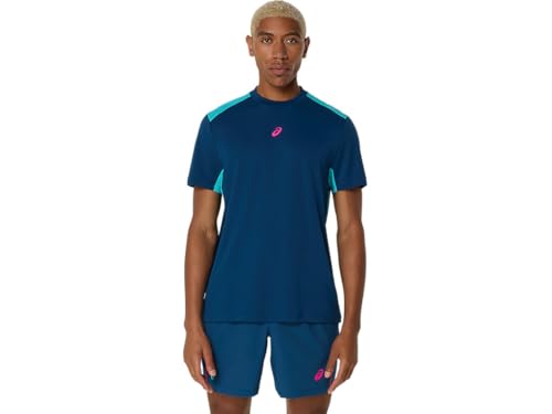 ASICS Padel Court SS T-shirt pour homme, Mako bleu, S