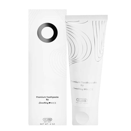 MaNMaNing Pasta dentífrica 10% nano-hidroxiapatita, 10% nano-hidroxiapatita para esmalte dental avanzado, pasta de dientes fluoruro para dientes sensibles, 113 ml (blanco, 113 g)