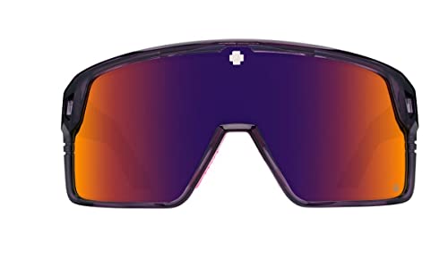 Spy Monolith Sunglasses Translucent Dark Purple with Happy Dark Purple Spectra Lens2
