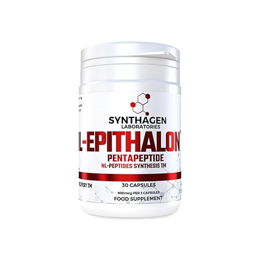 SYNTHAGEN LABORATORIES - NL-EPITHALON - PENTAPEPTID - Zur Verlangsamung des Alterns - Zur Verbesserung der Schlafqualität und der circadianen Rhythmen - Anti-Aging-Peptide - Antioxidative Wirkung