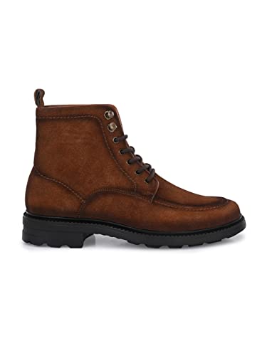Image of San Frissco Men's Sneaker High Top Ankle Boots for Hikking and Trekking|Round Toe Soft Insole Lace Up Shoes Anti Slip Resistant|Ultra Durable Elegant with Cushioned Footbed