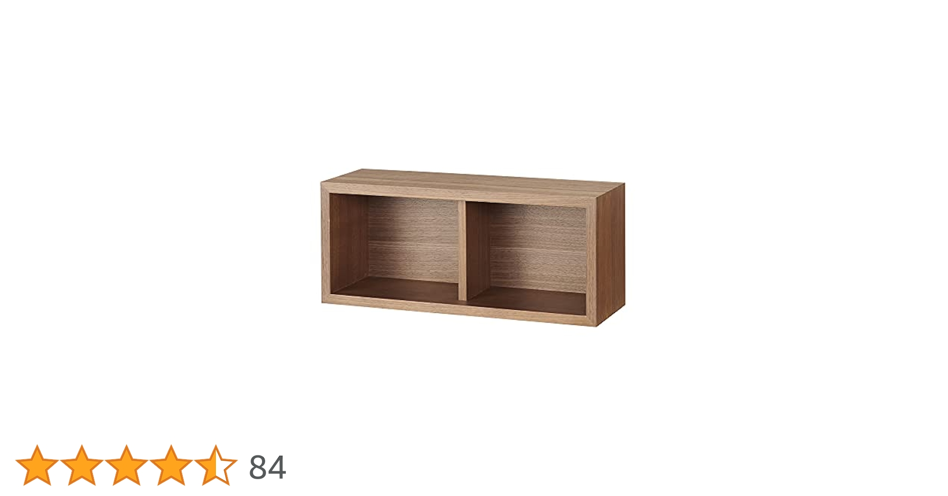 ★さかな様★ 2点　無印良品　壁に付けられる家具　箱　ウォールナット 壁に付けられる家具箱 | 無印良品