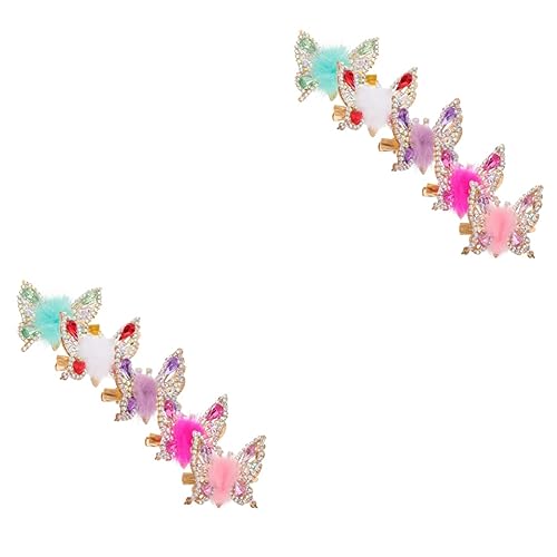 Barrette à cheveux clips mouvants POPETPOP lot de 10 pour coiffure de femmes