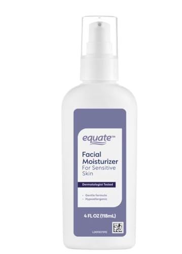 Equate Beauty Oil-Free Facial Moisturizer for Sensitive Skin Hypoallergenic Non-Comedogenic 4 fl oz