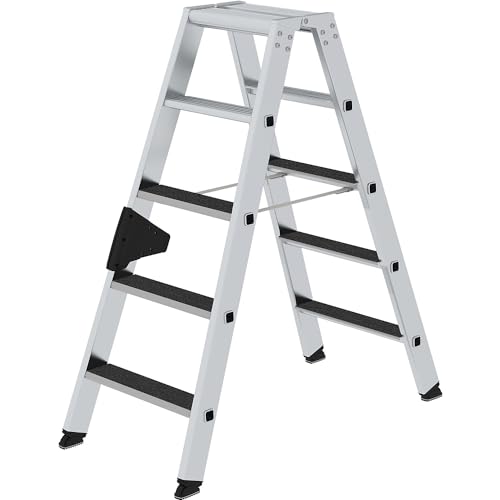 Preisvergleich Produktbild MUNK / Stufen-Stehleiter Clip-Step / beidseitig begehbar / rutschhemmend R13 / 2 x 5 Stufen