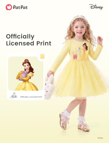 Image of Disney Girls' Tulle Tutu Dress Birthday Party Outfit Toddler to Big Kid