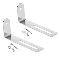 Compatibility: Compatible with Les Paul style electric guitar. Function: Used for fixing and supporting electric guitar pickguards, easy to assemble. Material: Made of metal, not easy to break and for long time use. Package contains: 2 sets of silver...