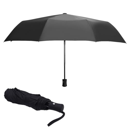 Loiina Regenschirm Taschenschirm Windproof Sturmfest bis Winddichter Doppel Baldachin Auf-Zu-Automatik 8 Edelstahl-Rippen UV-Schutz Leicht Kompakt Stabiler
