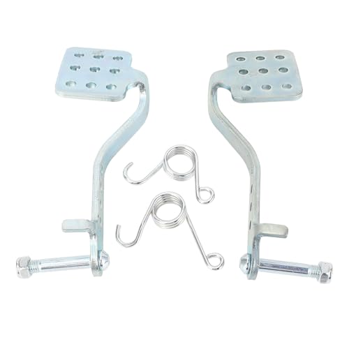HELEVIA Go Kit Pedali Kart, Pedale Dell'acceleratore Freno Anti Slip Go Kart con Sorgenti di Ritorno, per 212 C c 196C C 6.5H P 5,5H P ROAD ROCKET