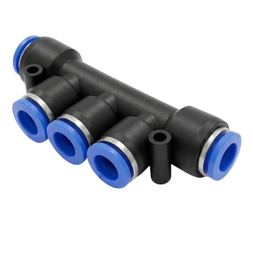 Conector neumático Lumonic 10x con acoplamiento múltiple push-in de 8mm 2