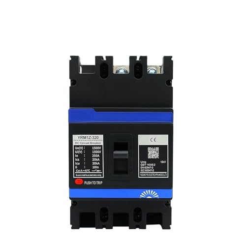 Interrupteur MCCB DC 3P 1500V 200A avec boîtier plastique isolant haute sécurité - 2
