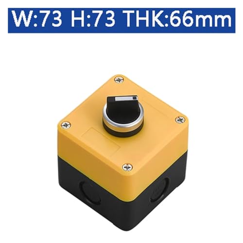 Boîte de commande LA38 à 1 position avec bouton poussoir d'arrêt d'urgence plastique - 6