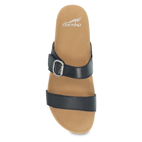 Dansko Justine Adjustable Sandal for Women - Leather Linings and Uppers for All-Day Comfort - Dual-Density EVA Footbed and Lightweight Rubber Outsole for Long-Lasting Wear2