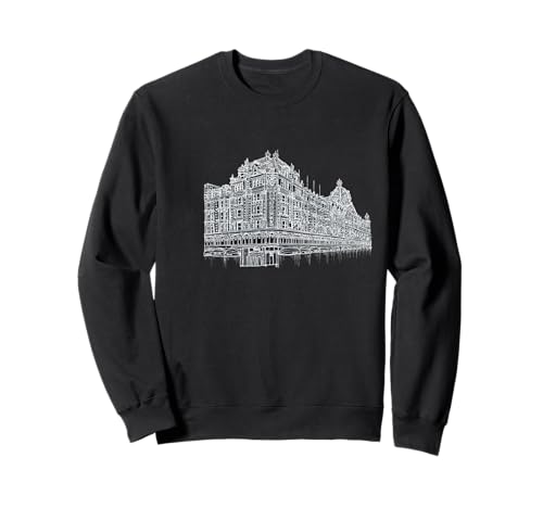Illustration imprimée Harrods Department Store | Londres Royaume-Uni | Sweatshirt