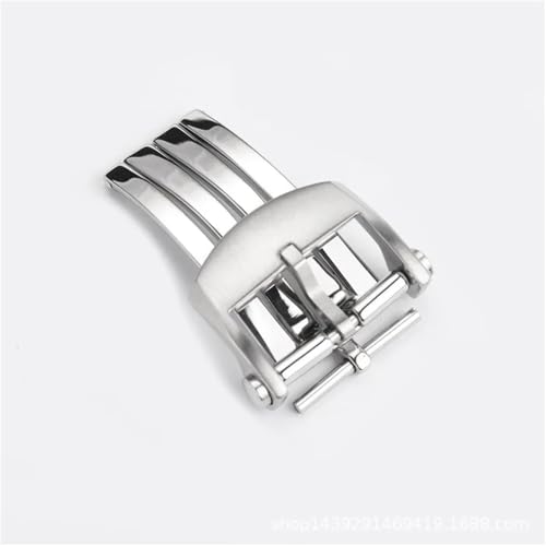 Bracelet cuir 20mm boucle acier argent pour remplacer sangle usée - 3