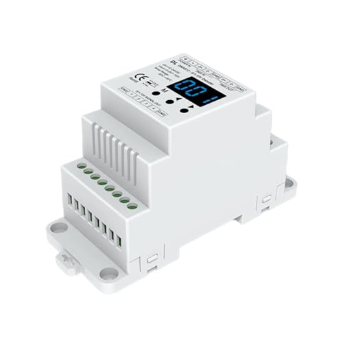Décodeur DMX numérique contre le scintillement LED avec gradation multiple sur rail DIN