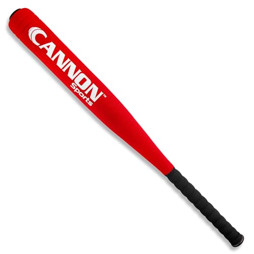 Cannon Sports Foam Baseball Softball Bat - 29-Inch Padded Training Bat with Strong Poly-Core Soft Foam Practice Bat (Red 1 Bat)