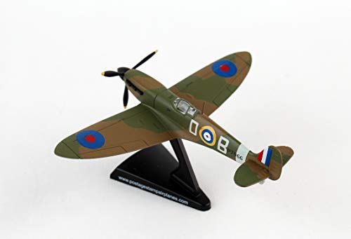Daron Postage Stamp Raf Spitfire Mkii Battle Of Britain Vehicle (1/93 Scale), Brown #TOP6