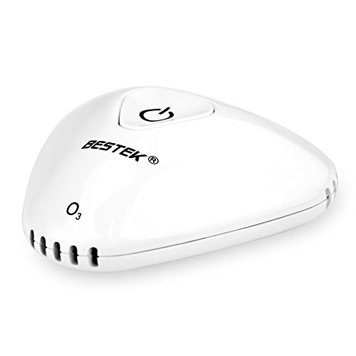 BESTEK Mini Ozon Sterilisator Desinfektion Lufterfrischer Luftreiniger Geruchskiller und Deodorizer für Kühlschrank, Kleiderschrank, Schuhschrank, Abstellraum, Küche, Badezimmer, Toilette