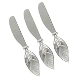 ZUNOXAZ 3 Stück Teiliges Buttermesser Ergonomischem Blattgriff Kompakt und Leicht als Kleiner Butter Käseschaber für Zuhause Praktisches Küchenzubehör für Einfache Handhabung und